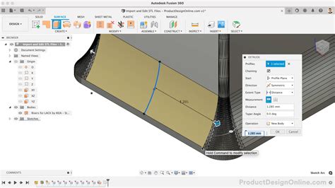 can fusion 360 open stl files